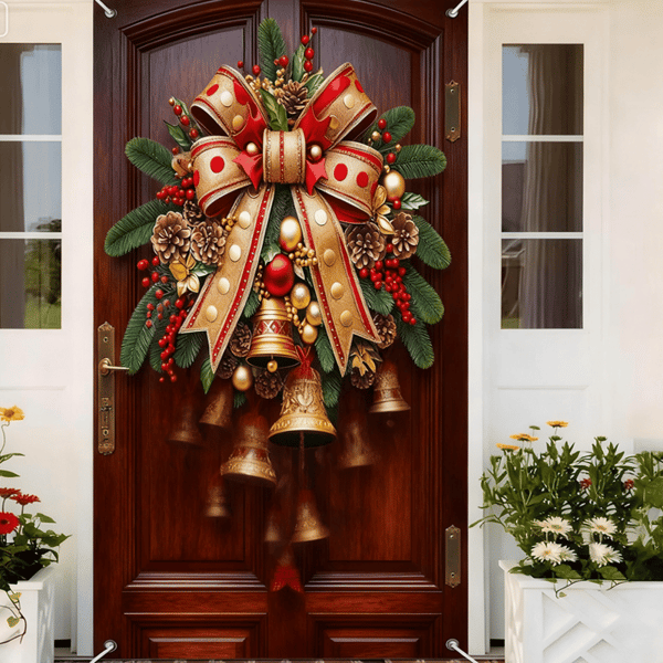 Christmas Bell Door Curtain