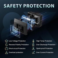 Portable Car Jump Starter with Air Compressor & Tire Inflator