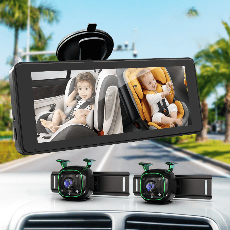 Sakerplus Baby Car Monitor with Dual Cameras