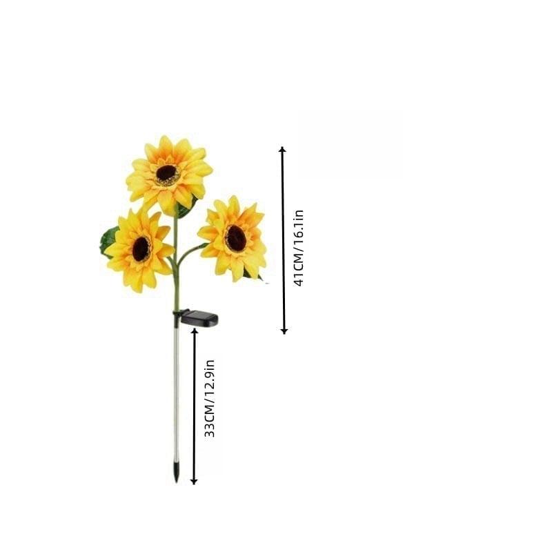 Solar Sunflower Lights