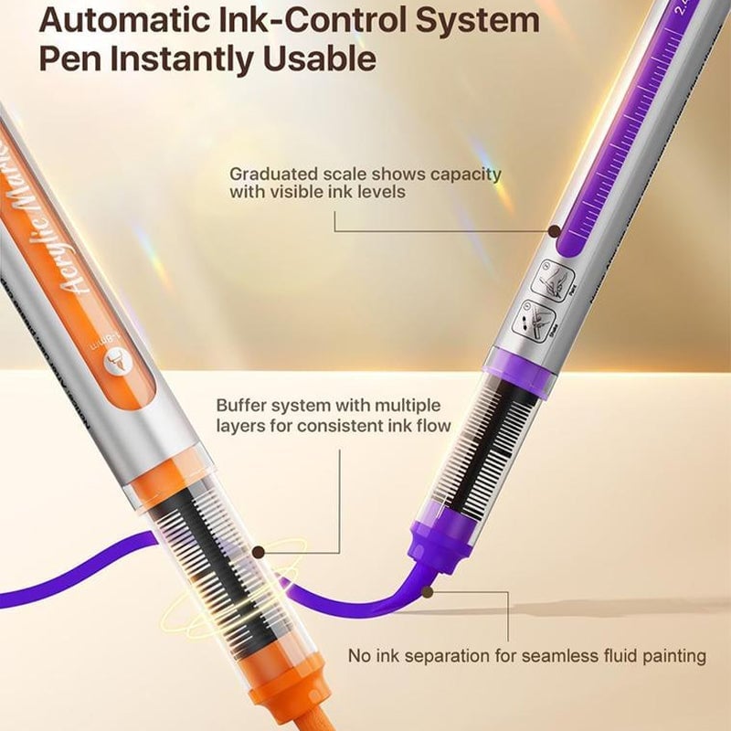 Acrylic Paint Markers Set