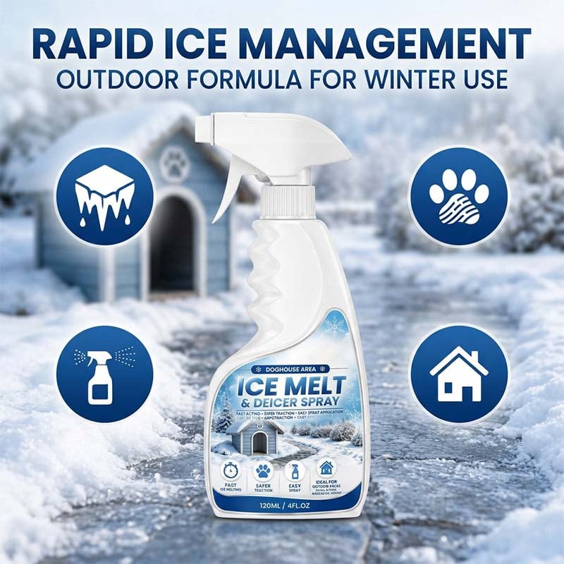 Outdoor Ice and Snow Melting Spray