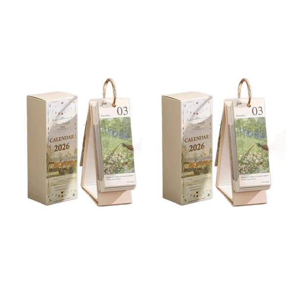 2026 Vintage Oil Painting Calendar