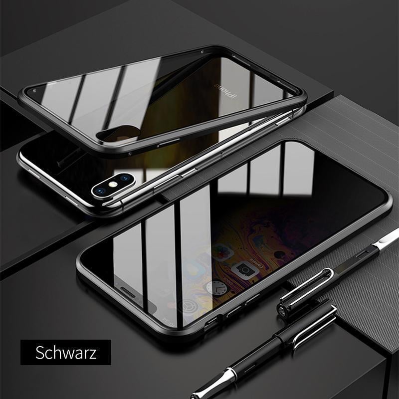 Blickschutz Handyhülle für iPhones (Doppelseite)