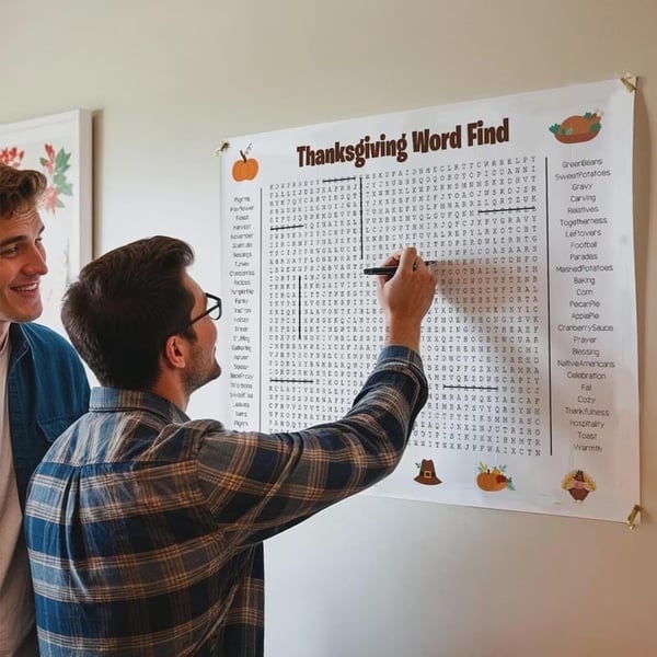 Word Fill-in Puzzle Poster