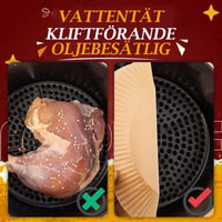 Luft fritös engångspapper(50 st)