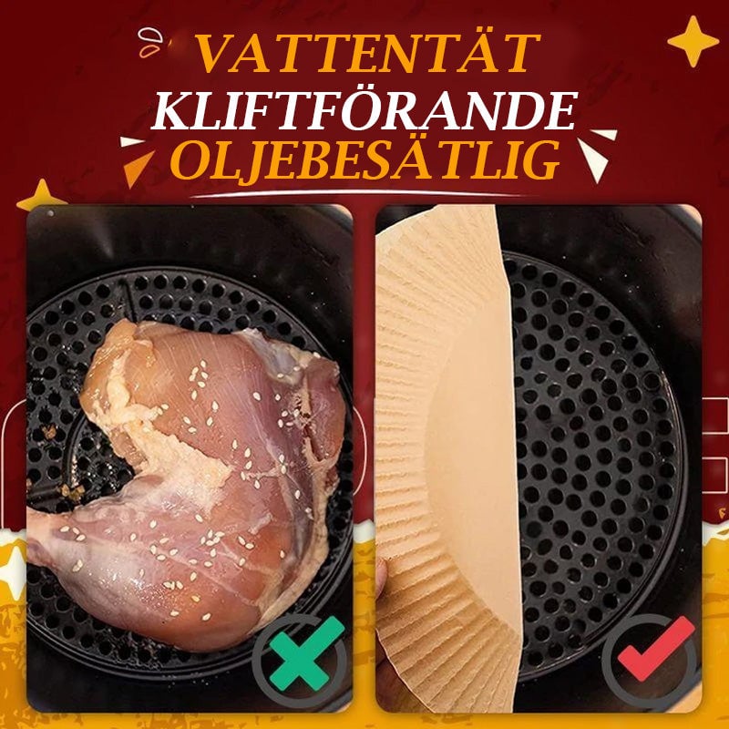 Luft fritös engångspapper(50 st)