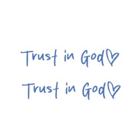 Trust in God Car Rearview Mirror Sticker