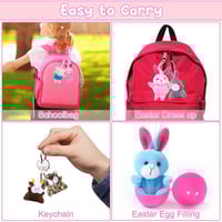Prefilled Easter Eggs, Filled with Plush Animal Toys(28 pcs/set)
