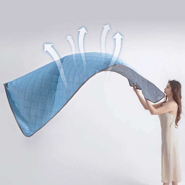 Doppelseitige kühlende Überwurfdecke