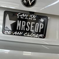 Funny Car License Plate Frame