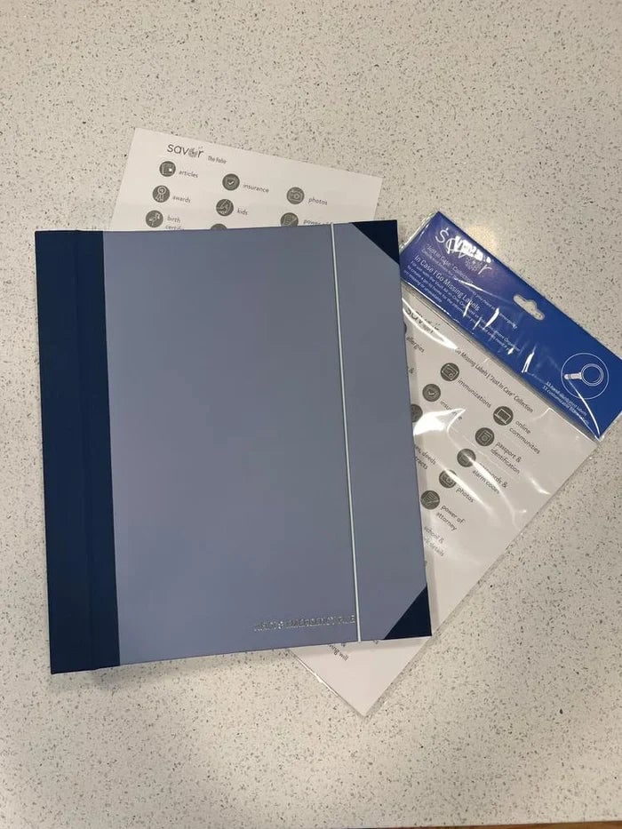 SALE - "In Case I Go Missing" Binder