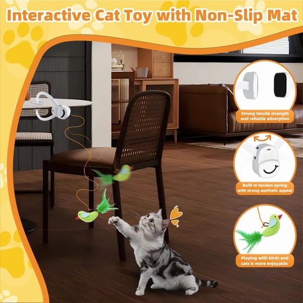 Automatic Interactive Cat Teaser Toy