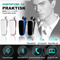 Collar-clip Bluetooth Headset