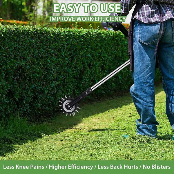 Sakerplus Wheeled Rotary Edger