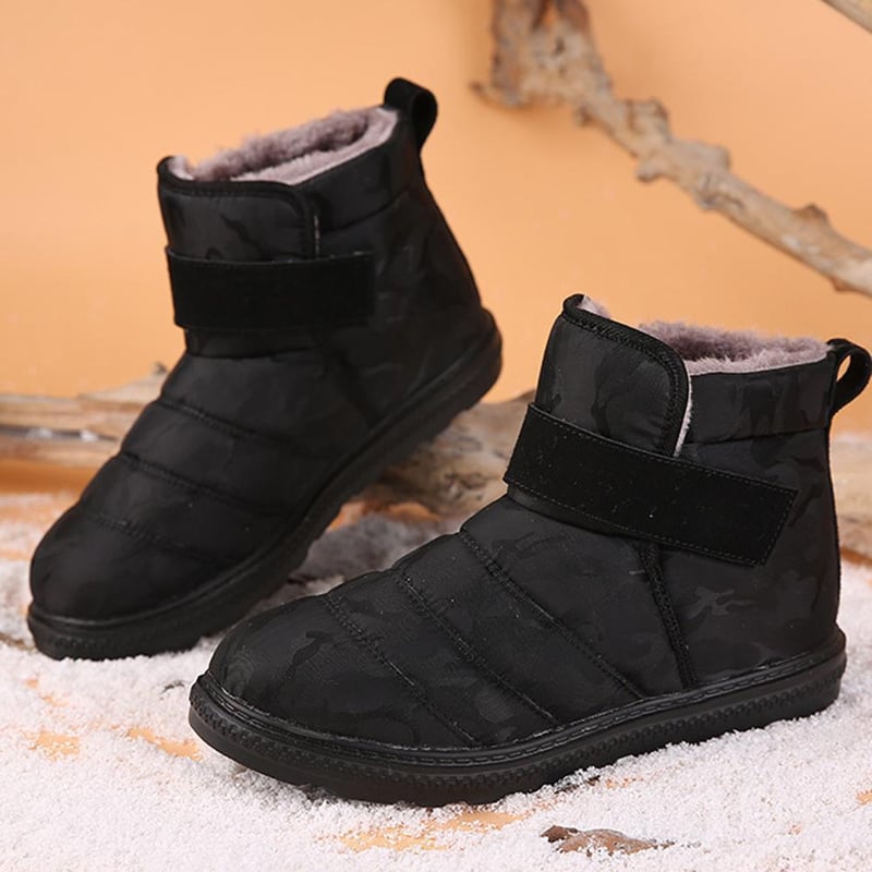 Rutschfeste wasserdichte Schneeschuhe mit selbstklebender Schnalle