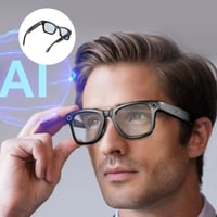 Smart AI Translation Camera Glasses