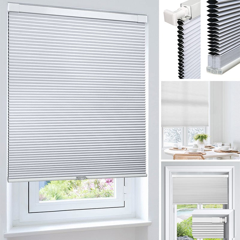 No Tools No Drill Vinyl Blinds