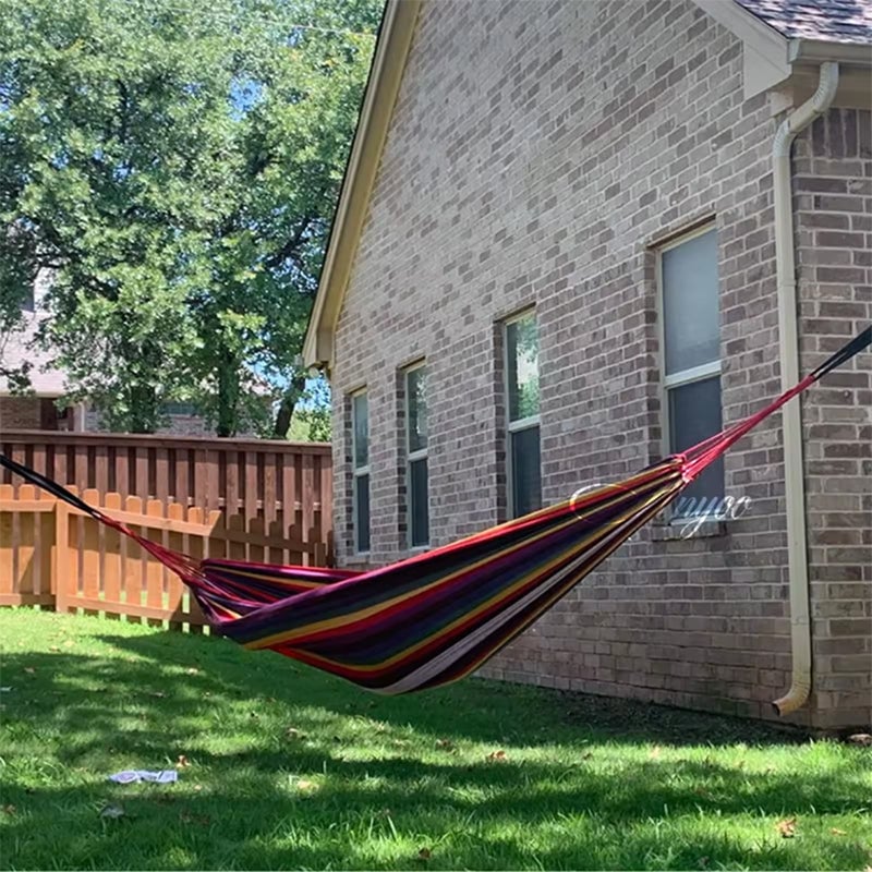 Outdoor Thick Canvas Hammock with Ropes