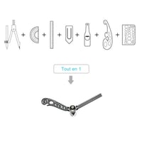 Ciaovie™ Outil De Dessin Multifonction Tout En Un