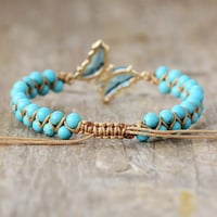 Healing Crystal Butterfly Armband
