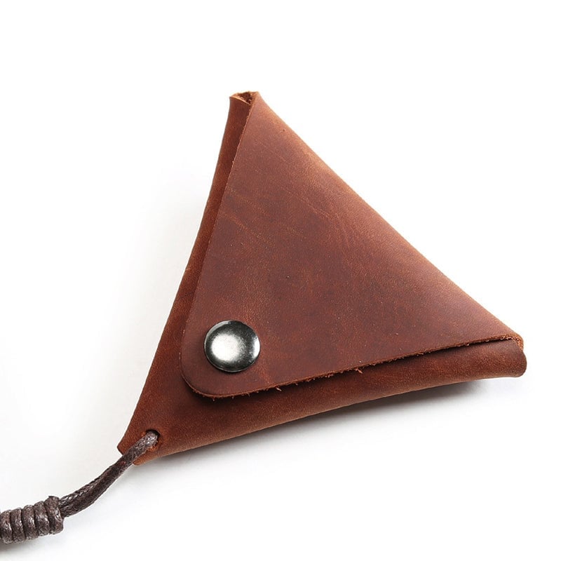 Distressed Leather Coin Purse