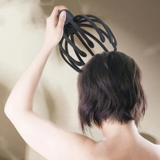 Oktopus Kopf-Massager