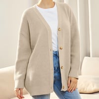 Pull Uni Col V En Maille