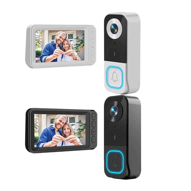 Sakerplus® Wireless Smart Video Doorbell Camera System