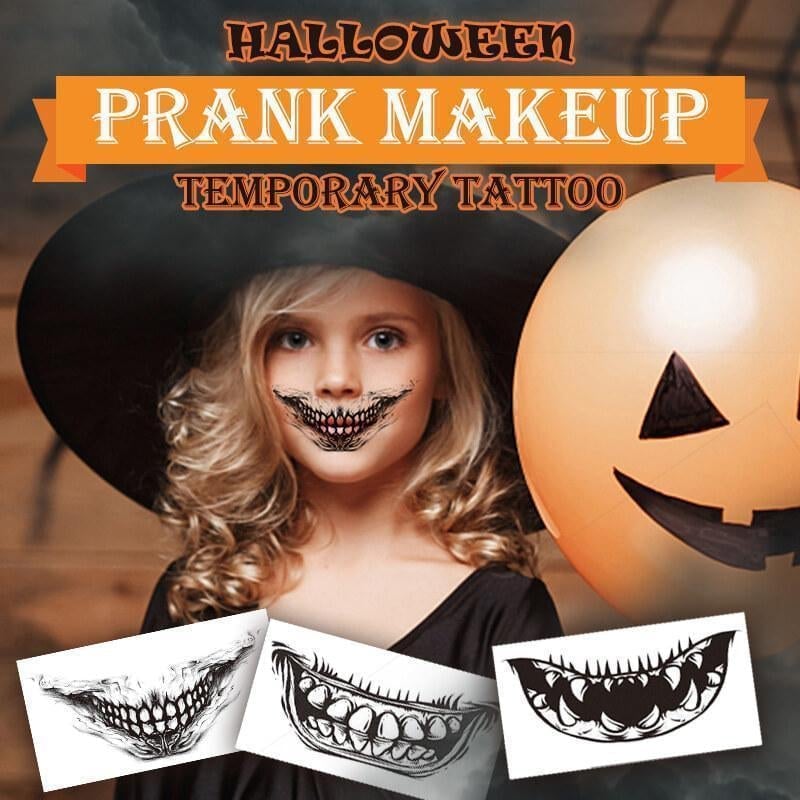 Sale-Halloween Horror Party Tattoo Stickers