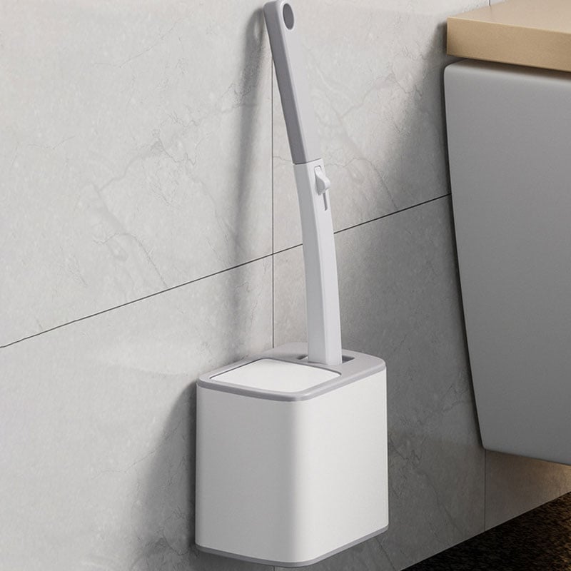 Einweg-Toilettenbürstenset mit austauschbaren Bürstenköpfen