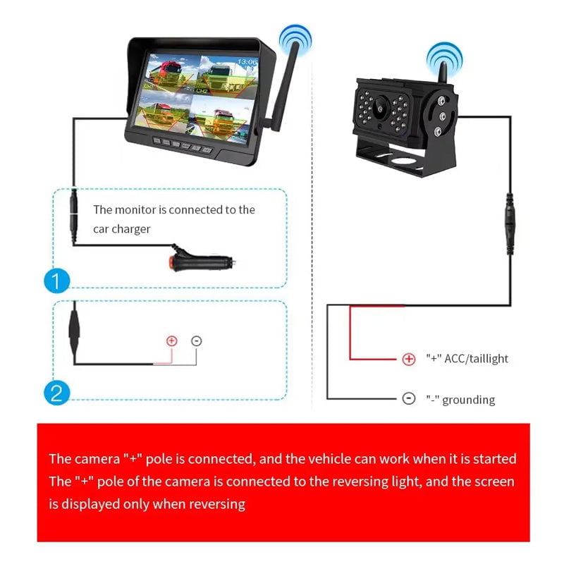 Solar Magnetic HD Car Camera
