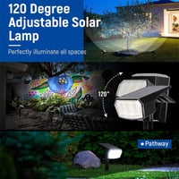 Sakerplus® Outdoor Solar Landscape Spotlights