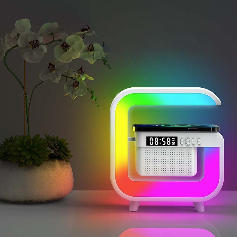 Multifunctional Bluetooth Speaker & Wireless Charger Lamp