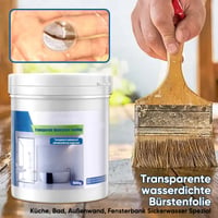 Transparente wasserdichte Beschichtung