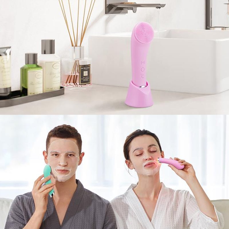 2-in-1 Electric Facial Cleansing Brush