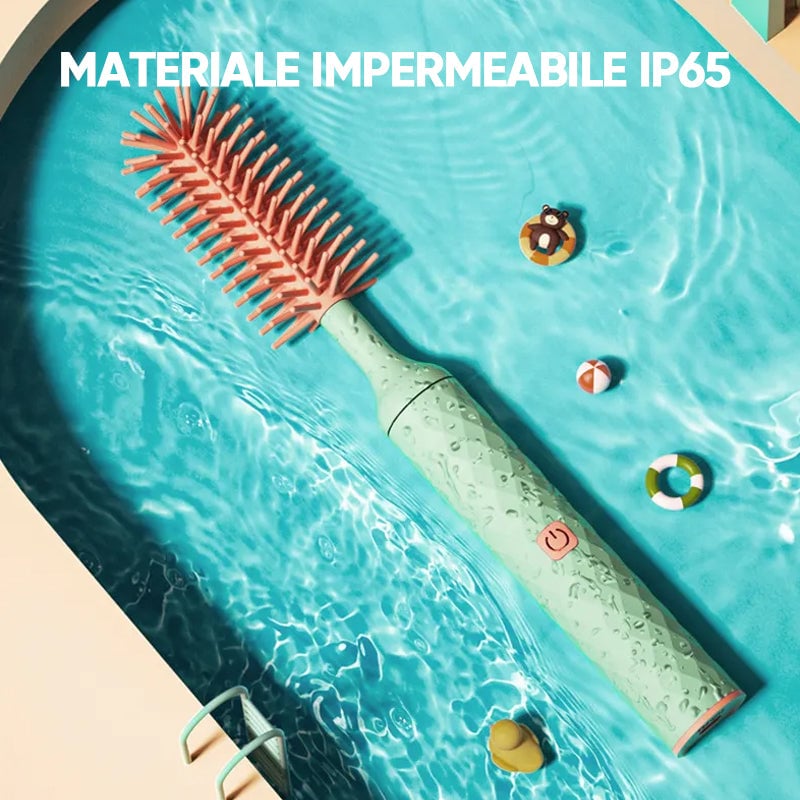 Spazzola elettrica per bottiglie in silicone