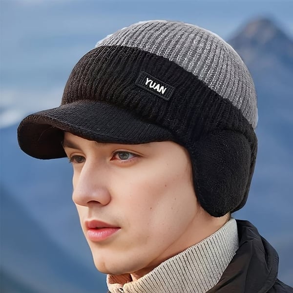 Windproof Thermal Cap with Visor