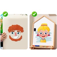 Magnetic Puzzle Learning Building Block Toys