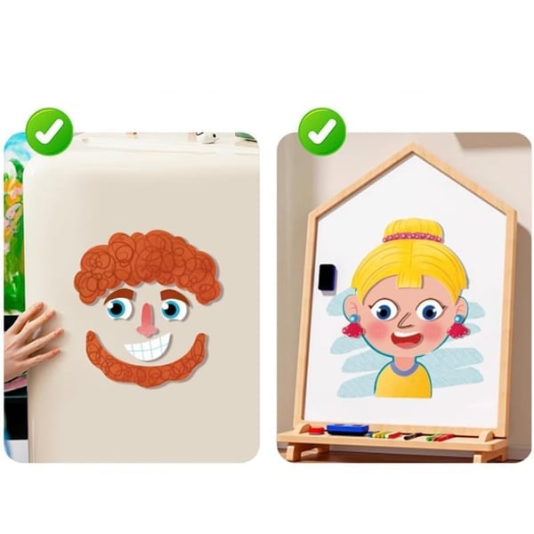 Magnetic Puzzle Learning Building Block Toys