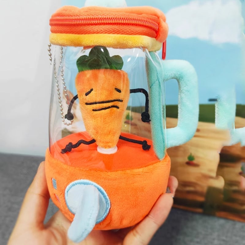 🥕Carrot Juicer Plush Toy – The Cutest Stress Reliever! 🧸✨