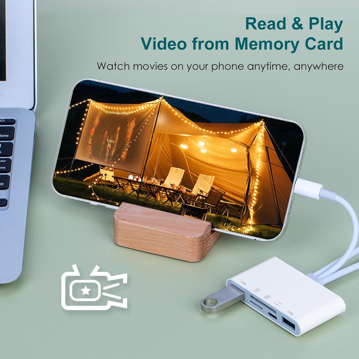 Sakerplus 5 In 1 Multifunctional Card Reader