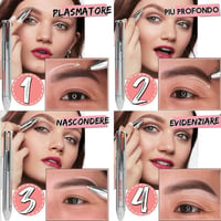 Contorno sopracciglia & penna illuminante 4 in 1
