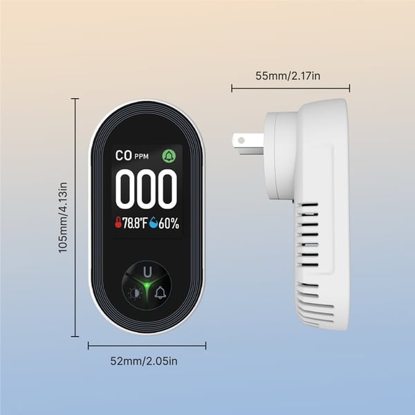 Co Temperature and Humidity Monitoring Alarm