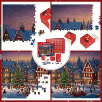 Christmas Countdown Puzzle Surprise Box Toy
