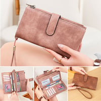 RFID Tri-fold Large Capacity Long Wallet