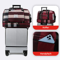 Faltbare Reisetasche mit Trocken-/Nasstrennung