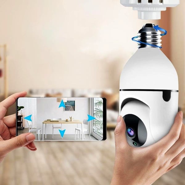 Wireless Wifi Light Bulb Camera Security Camera