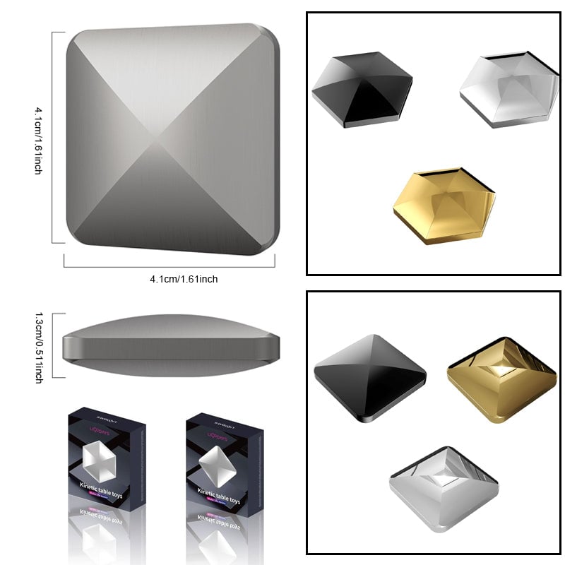 Desktop Fingerspitzen Metall Flip-Rotation Spielzeug