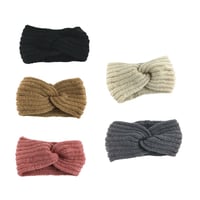 Handstickat varmt garnpannbandsset - 5 delar, 5 färger